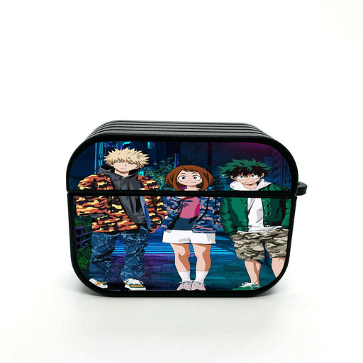 uraraka with bakugo and midoriya airpod case