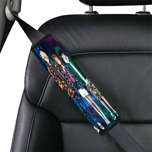 uraraka with bakugo and midoriya Car seat belt cover - Grovycase