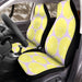 yellow lemon fruit Car Seat Covers