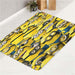 yellow minions invasion bath rugs