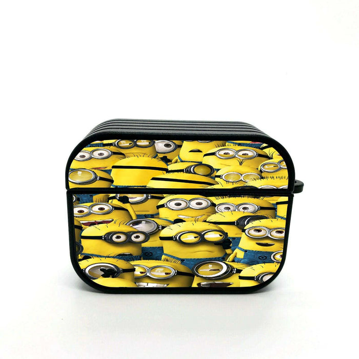 yellow minions invasion airpods case