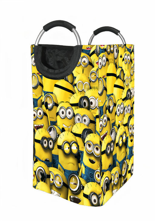 yellow minions invasion Laundry Hamper | Laundry Basket