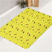 yellow pikachu thunder light bath rugs