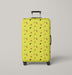 yellow pikachu thunder light Luggage Cover | suitcase