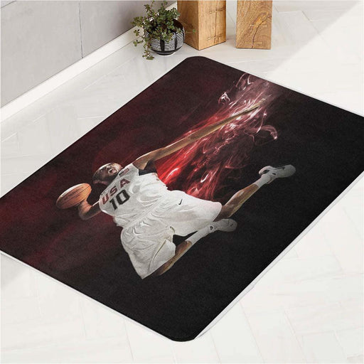 usa slam dunk baskteball bath rugs