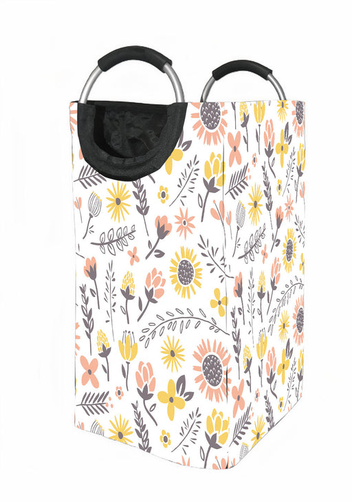 yellow shining sunflower Laundry Hamper | Laundry Basket