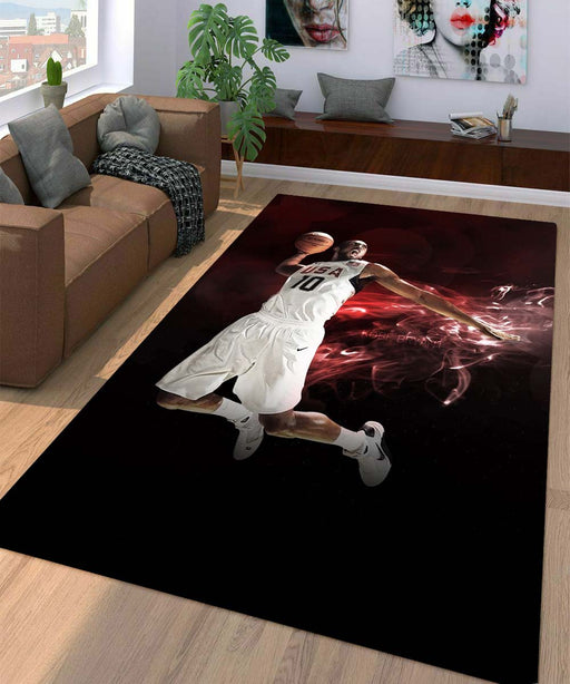 usa slam dunk baskteball Living room carpet rugs