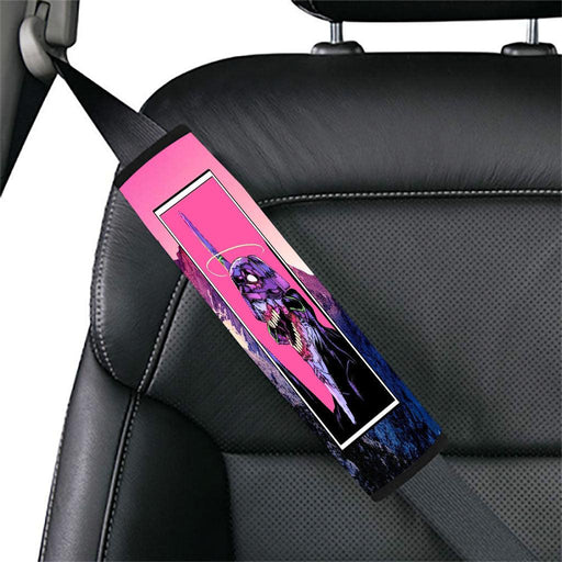 vaporwave of neon genesis evangelion Car seat belt cover - Grovycase