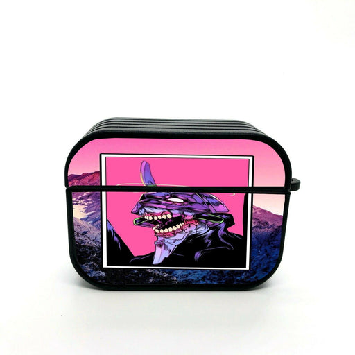 vaporwave of neon genesis evangelion airpod case