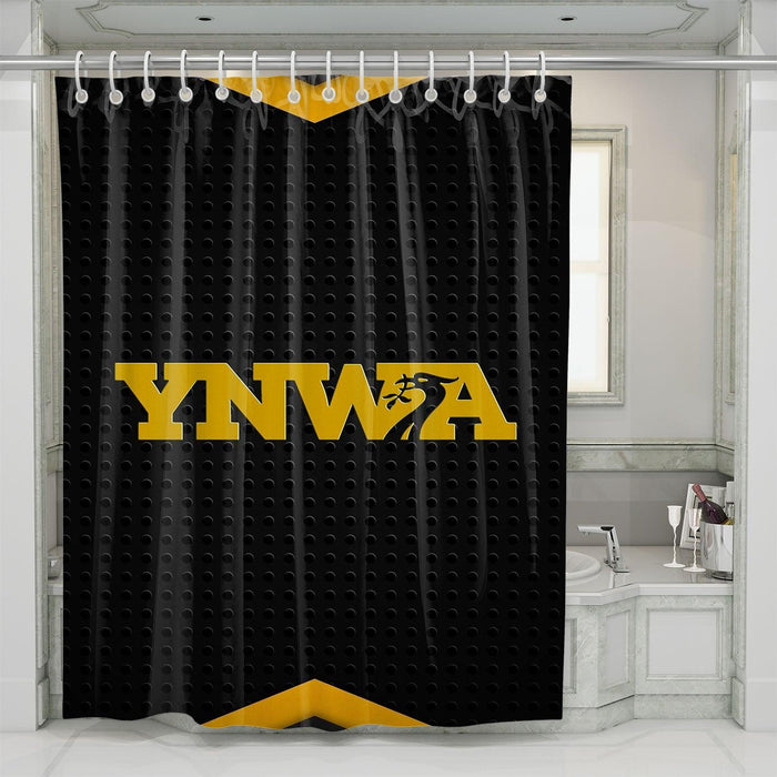 ynwa liverpool metal dots pattern shower curtains