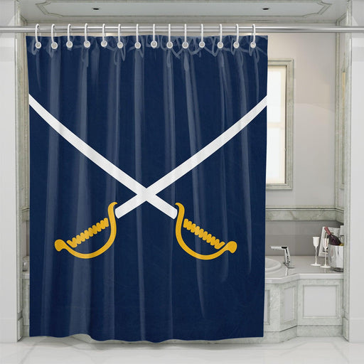 vector of buffalo sabres shower curtains