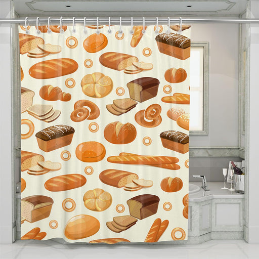 your favourite bread delicious shower curtains