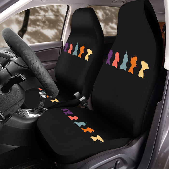 vector of futurama black Car Seat Covers