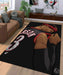 vector of iverson nba player Living room carpet rugs