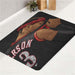 vector of iverson nba player bath rugs