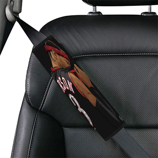 vector of iverson nba player Car seat belt cover - Grovycase