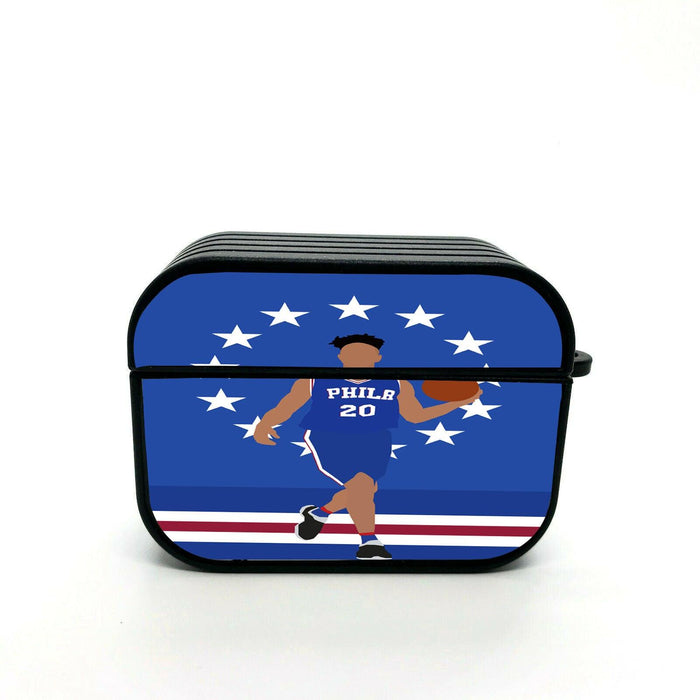 vector player of philadephia 76ers airpod case