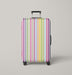 zigzag colorful straight lines Luggage Cover | suitcase