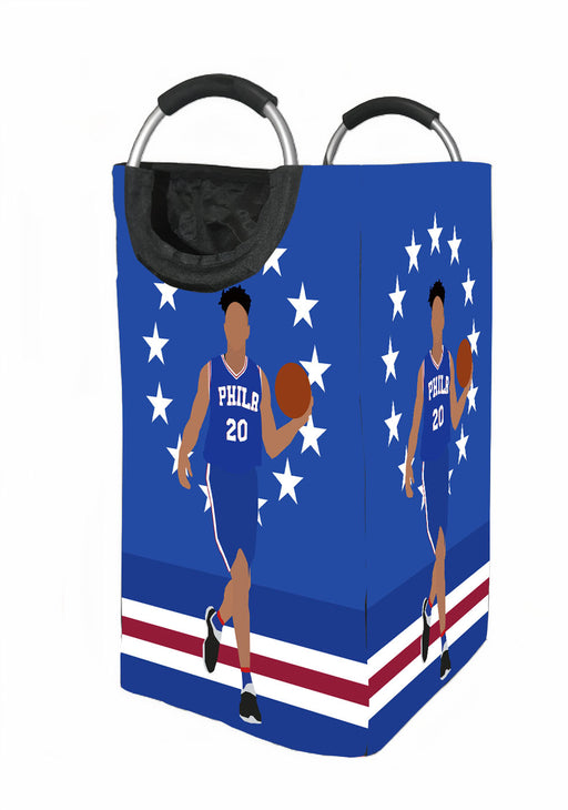 vector player of philadephia 76ers Laundry Hamper | Laundry Basket