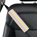 zigzag colorful straight lines Car seat belt cover