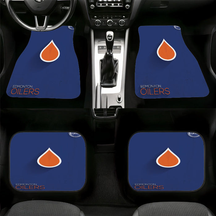 vector shadow edmonton oilers Car floor mats Universal fit