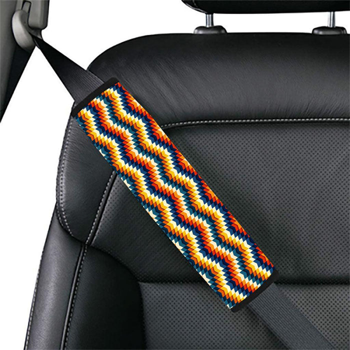 zigzag gradient lines pattern Car seat belt cover