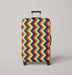zigzag gradient lines pattern Luggage Cover | suitcase