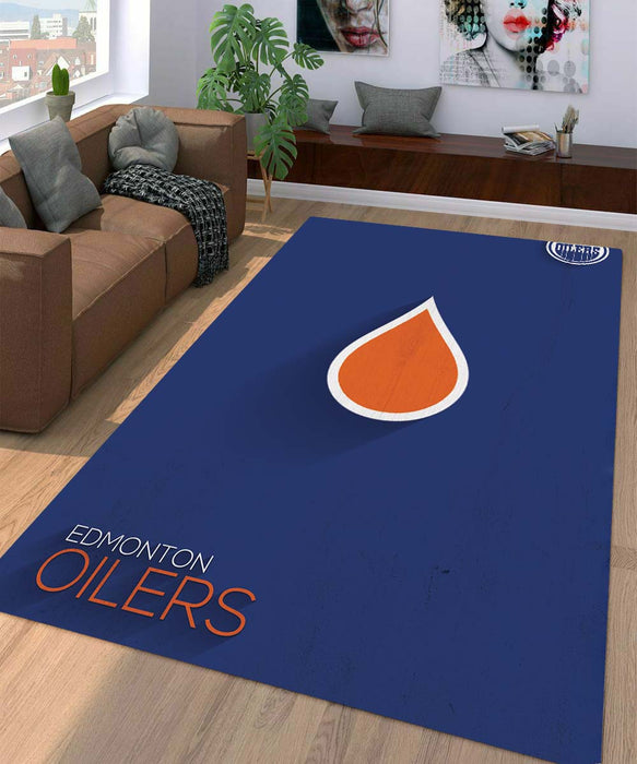 vector shadow edmonton oilers Living room carpet rugs