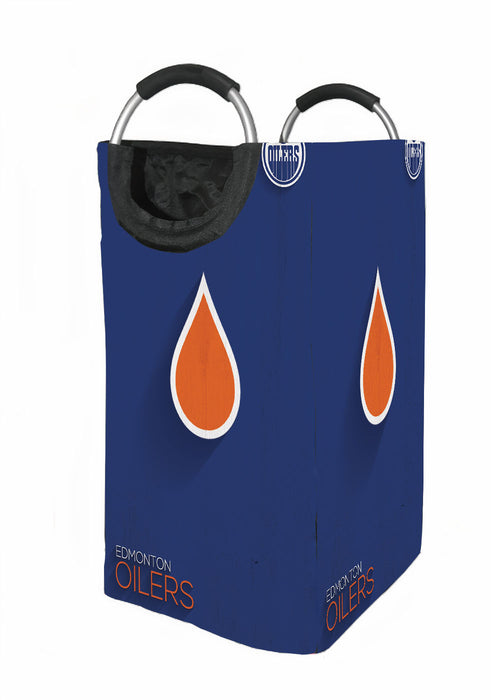 vector shadow edmonton oilers Laundry Hamper | Laundry Basket