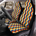 zigzag gradient lines pattern Car Seat Covers