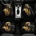 Vegas Golden Knight Hero Car floor mats Universal fit