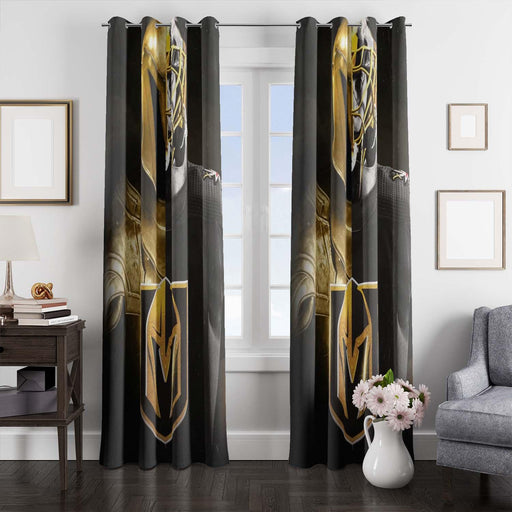 Vegas Golden Knight Hero window Curtain