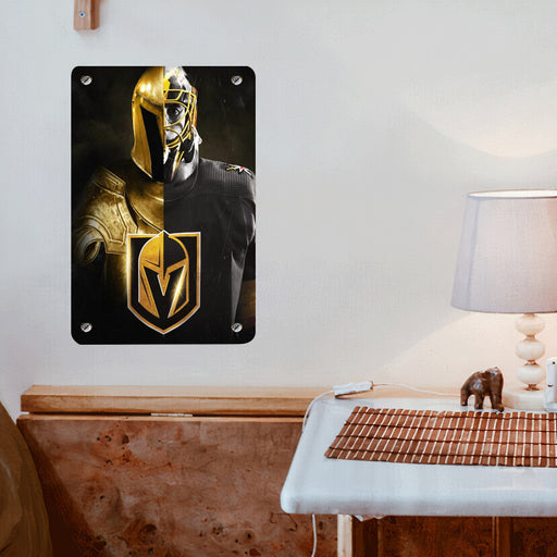 Vegas Golden Knight Hero Poster Metal print wall art