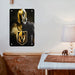 Vegas Golden Knight Hero Poster Metal print wall art