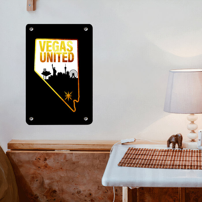 vegas united vgk for nhl Poster Metal print wall art