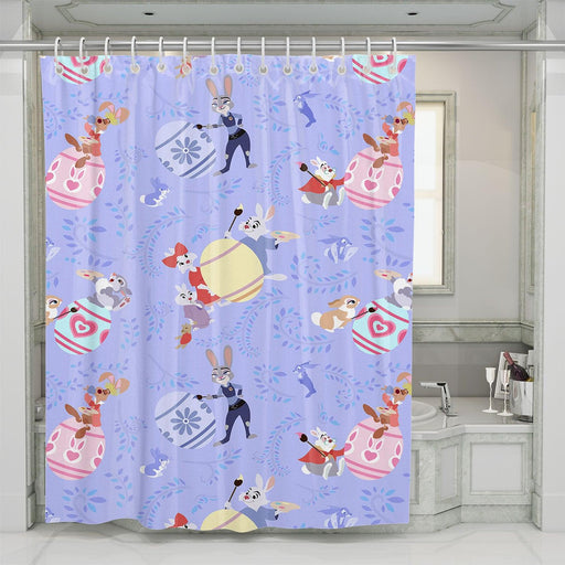 zootopia easter egg animation shower curtains