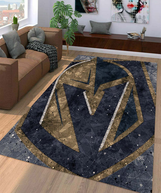 vgk logo prism hockey Living room carpet rugs