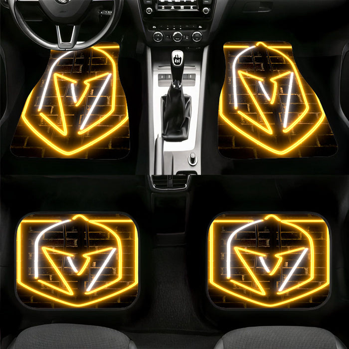 VGK Neon Logo Car floor mats Universal fit