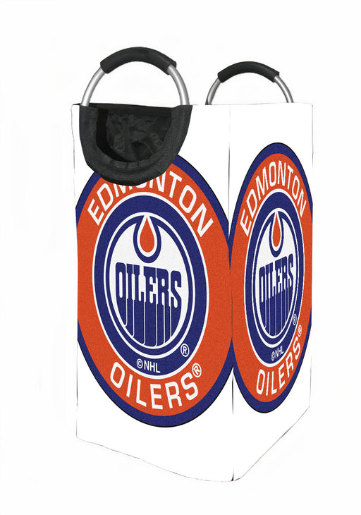 vhs of edmonton oilers nhl Laundry Hamper | Laundry Basket