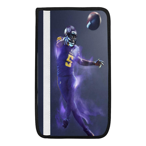 vikings player throwing the ball Car seat belt cover
