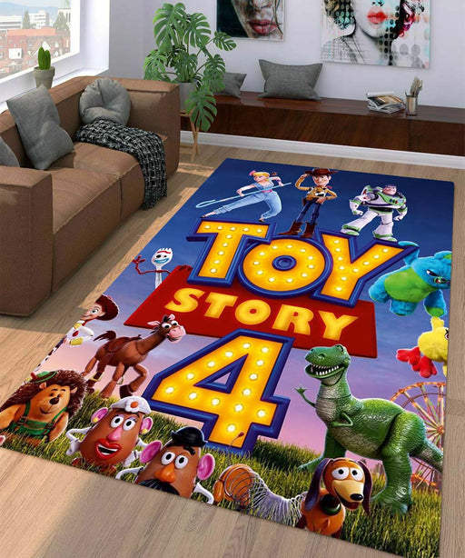 village toy story 4 pixar disney animatipb Living room carpet rugs