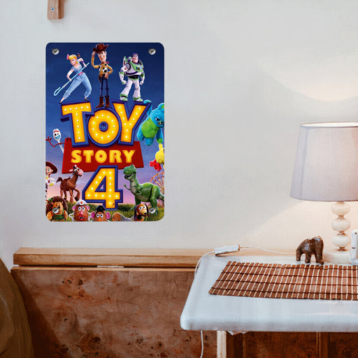 village toy story 4 pixar disney animatipb Poster Metal print wall art