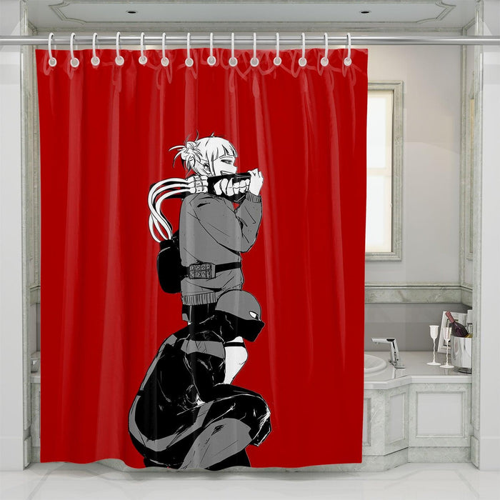 villain from my hero academia kawaii shower curtains