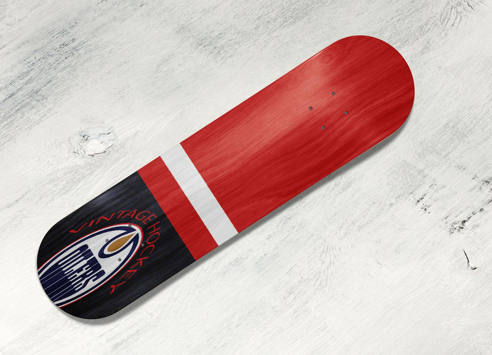 vintage hockey oilers Skateboard decks