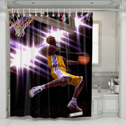 visual game nba america shower curtains