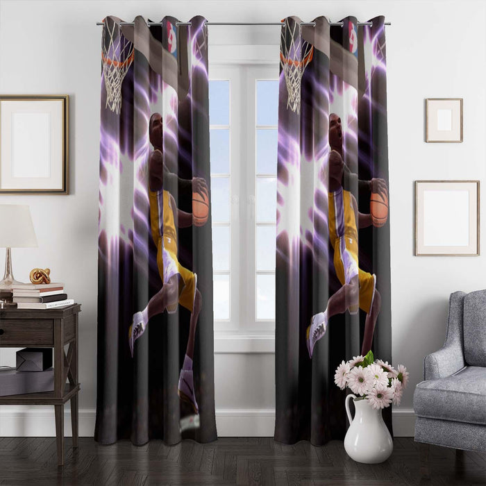 visual game nba america window Curtain