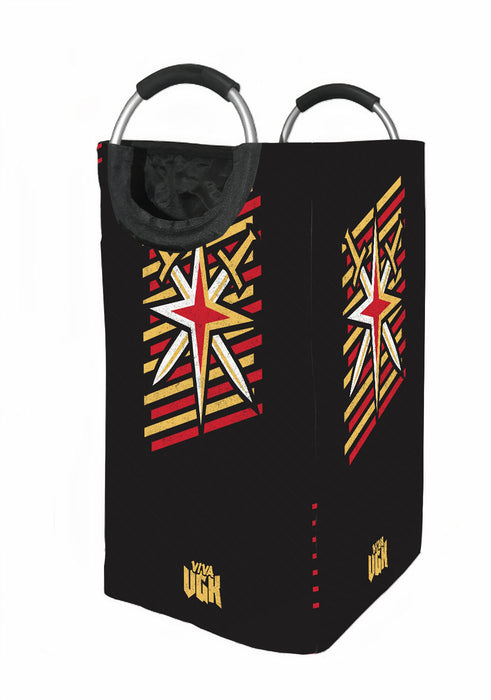 viva vgk hockey sword and stars Laundry Hamper | Laundry Basket