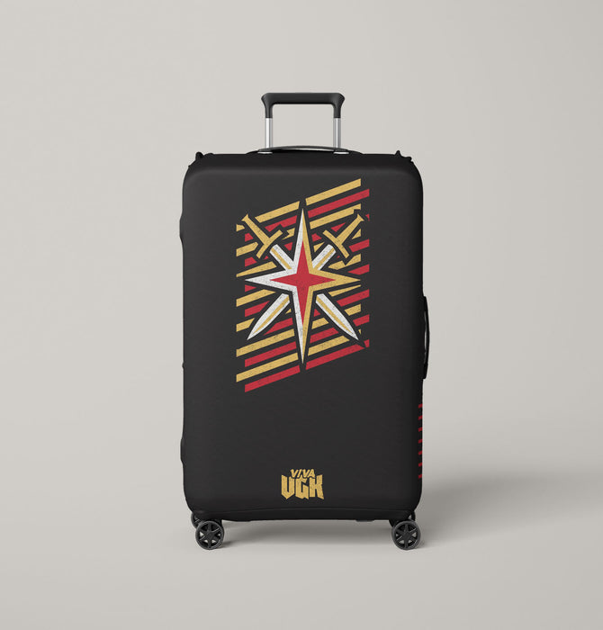 viva vgk hockey sword and stars Luggage Covers | Suitcase