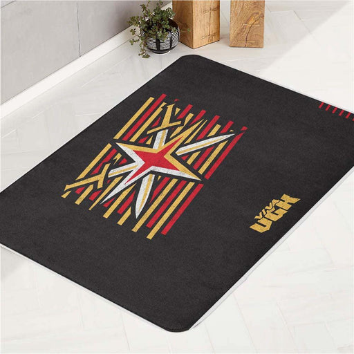 viva vgk hockey sword and stars bath rugs