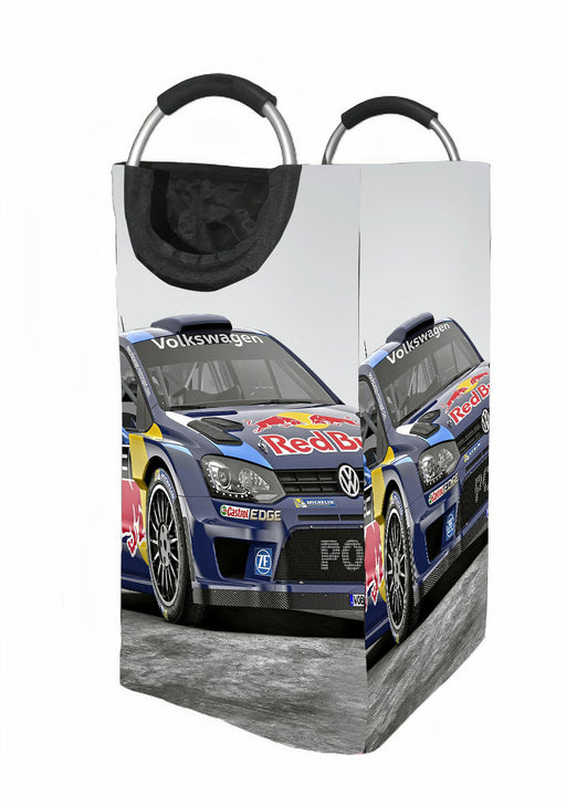 volkswagen redbull for car racing Laundry Hamper | Laundry Basket